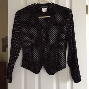 Polka dotted blouse